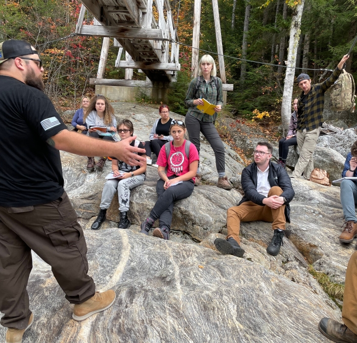 Students on field trip