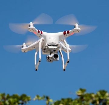 drone flying
